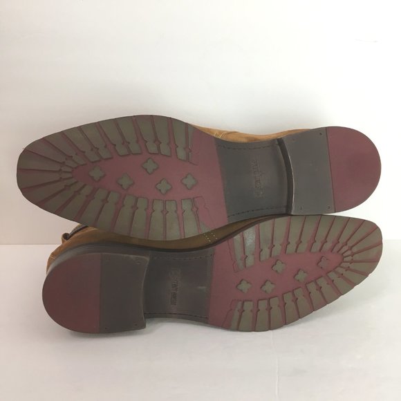 Stacy Adams Men's Roane Brown Tan Suede Leather Chelsea Boots Size 11.5 NEW - Picture 9 of 12